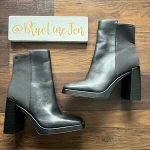 DKNY Felice Square Toe Boots NWT